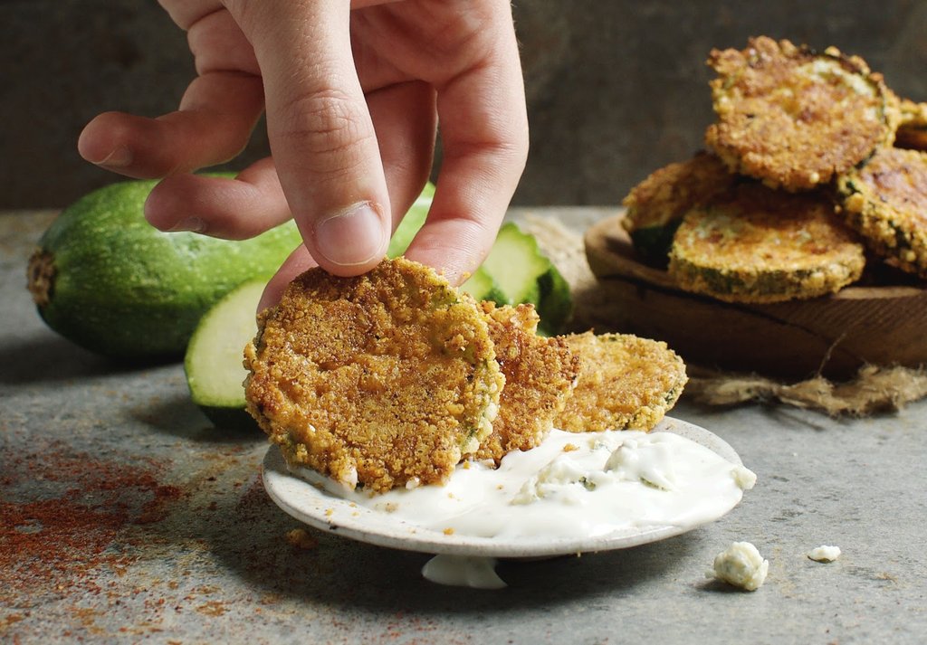 Diabetic snacks: Zucchini chips